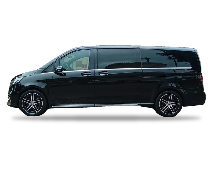 Mercedes V-Class spacious van with chauffeur - MCS Limo